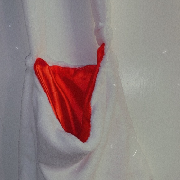 White Fluffy big tote bag - Picture 4 of 7